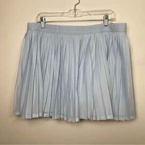 NWT Calia Light Blue Pleated High Rise Skort XL